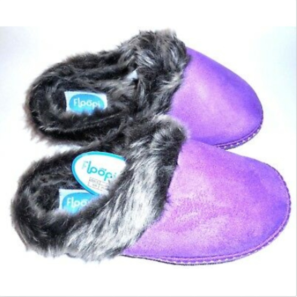 Floopi Women's Winter Slipper Purple M (7-8)-NWT